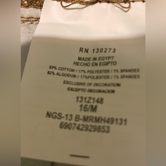 RIDERS by Lee cropped jeans size 16 like new - Picture 5 of 6